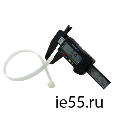 Стяжка пластиковая(хомут нейлоновый) 180х3,4 мм белый уп. 100 шт ЭНЕРГИЯ