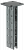 Подвес потолочный STRUT двойной 41х41-2800 EZ IEK