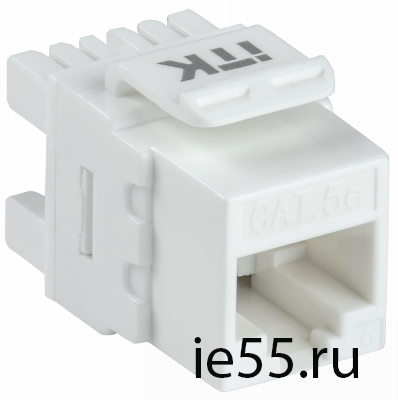 ITK Модуль Keystone Jack кат. 5E UTP 110 IDC 180 град.