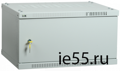 ITK Шкаф LINEA WE 15U 600x600мм дверь металл серый