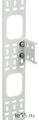 ITK Вертикальный кабел. органайзер 42U, 75x12мм, серый