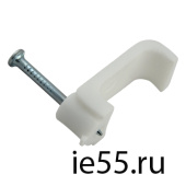 Скоба крепёжная 6 мм 1/100 шт (квадратная) ЭНЕРГИЯ