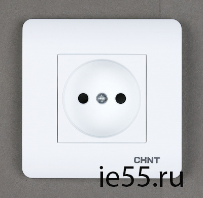 Розетка без заземляющего контакта 16А 250В (CHINT)