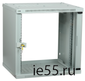 ITK Шкаф LINEA WE 12U 600x600мм дверь стекло серый