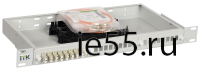 ITK 1U кросс укомплектованный: LC (duplex) 16шт;  (OM2)