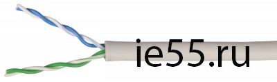 ITK Витая пара U/UTP кат.5E 2х2х24AWG PVC серый (500м)
