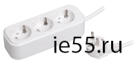 Удлинитель У03 3 места 2Р+РЕ/1.5 метра 3х1мм2 16А/250В CLASSIC IEK
