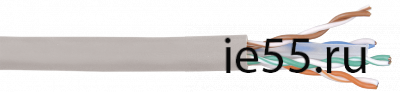 ITK Витая пара U/UTP кат.6 4х2х23AWG PVC серый (305м)