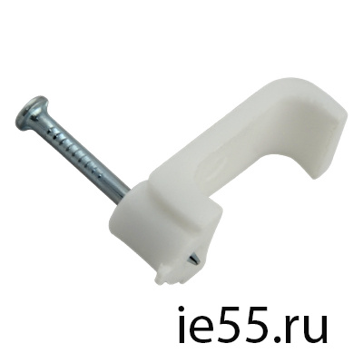 Cкоба крепёжная  4 мм 1/100шт/пакет (квадр) ЭНЕРГ