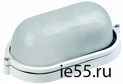 Светильник НПП1401 белый/овал 60Вт IP54  ИЭК