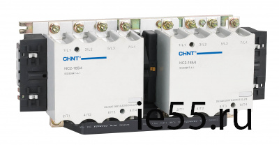 Контактор NC2-185NS реверс 185A 400В/АС3 50Гц (CHINT)
