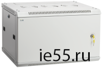 ITK Шкаф LINEA W 6U 600x600 мм дверь металл в сборе, RAL7035
