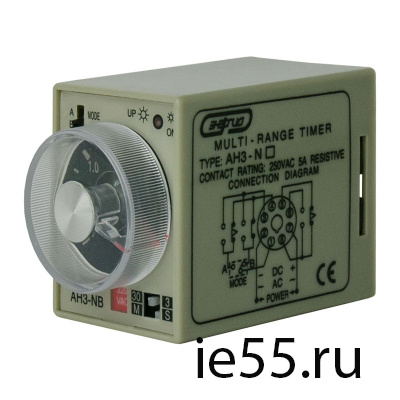 Pеле времени 220V AH3-NB  (3s - 30 min) AC ЭНЕРГИЯ