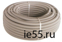Труба гофрированная гибкая ПВХ d 40 с зондом (15м) (CHINT)