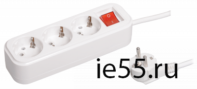 Удлинитель У03В 3 места 2Р+РЕ/3.0 метра 3х1мм2 16А/250В CLASSIC IEK