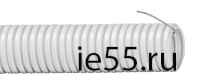 Труба гофр.ПВХ d 16 с зондом (10 м) IEK