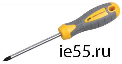 Отвертка шлицевая Master 6х150мм IEK