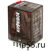 Реле промежуточное RP-402DL 12VDC, 5A при 250V, LED-индикатор