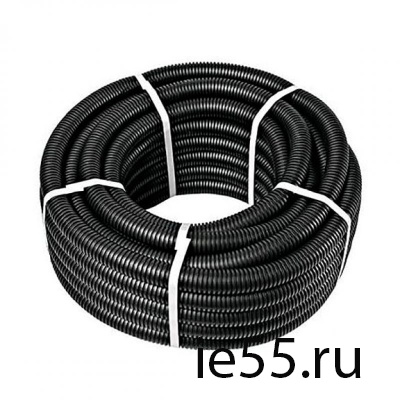 Труба гофрированная  гибкая ПНД легкая d 32 с зондом (50 м) (CHINT)