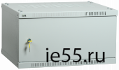 ITK Шкаф LINEA WE 9U 600x650мм дверь металл серый