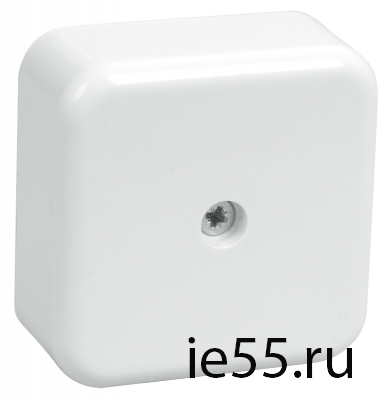 Коробка КМ41206-05 распаячная для о/п 50х50х20 мм дуб (4 клеммы 3мм2)