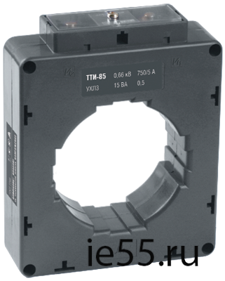 Трансформатор тока ТТИ-85 800/5А 15ВА класс 0,5S IEK