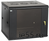 ITK Шкаф LINEA W 9U 600x450 мм дверь стекло, RAL9005