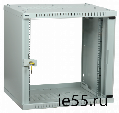 ITK Шкаф LINEA WE 15U 600x450мм дверь стекло серый