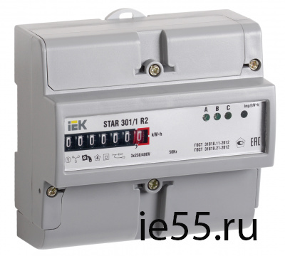 Счетчик эл. энергии трехфазный STAR 301/1 R2-10(100)М