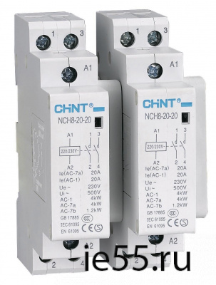 Контактор модульный NCH8-63/11 63A 1НЗ+1НО AC220/230В 50Гц (R) (CHINT)