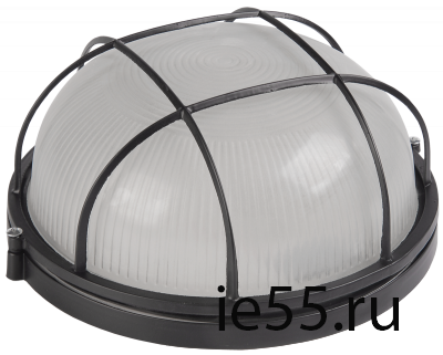 Светильник НПП1302 белый/круг с реш.60Вт IP54  ИЭК