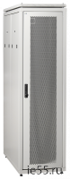 ITK Шкаф сетевой 19" LINEA N 24U 600х1000 мм с L-профилями перфорированные двери серый