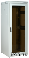 ITK LINEA N 28U 800х800мм стекл. пер. дв. задн. металл. сер.