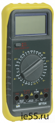Мультиметр цифровой  Professional MY64 IEK