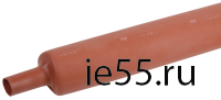 Термоусаживаемая трубка ТТШс 120/50 10 кВ 2,5:1 красная 1м IEK