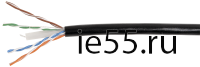 ITK Витая пара U/UTP кат.6 4х2х23AWG LDPE черный (305м)