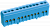 Шина N "ноль" в корп изол на DIN-рейку ШНИ-6х9-8-К-С ИЭК